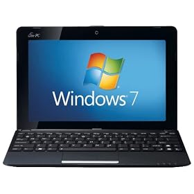 Asus EeePC 1015PX 10.1 inch netbook (Intel Atom N570 1.66GHz, 1Gb, 250Gb, WLAN, BT, Webcam, Win 7 Starter) - Black