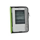 M-Edge Leisure Kindle Jacket (Fits 6" Display, Latest Generation Kindle), Lime/Gray