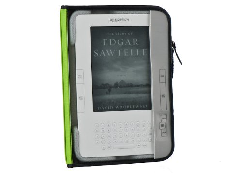 M-Edge Leisure Kindle Jacket (Fits 6 Display, 2nd Generation Kindle), Lime/Gray
