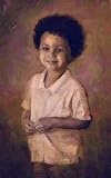 Custom Order #KF-H88, Oil on Canvas, Custom Painting of The Person You Love, For 1 Person of Customer's Choice, Style: Expressionism, with Signature Text "THANK YOU FOR EVERYTHING!", Canvas Size 20 x 24 inch