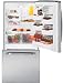 GE GDSC0KCXWW Energy StarR 20.2 Cu. Ft. Bottom Freezer Refrigerator