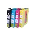 Start - 4 Ersatz Chip Patronen kompatibel zu T1281, T1282, T1283, T1284, Schwarz, Cyan, Magenta, Gelb f�r Epson Stylus Office BX305F, BX305FW, BX305FW Plus, S22, SX125, SX130, SX235, SX235W, SX420W, SX425W, SX435W, SX440W, SX445W