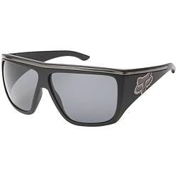 Fox Racing The Rayavanna Women's Casual Sunglasses w/ Free B&F Heart Sticker Bundle - Matte Black/Grey