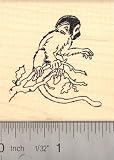Squirrel Monkey Rubber Stamp
