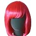 Dance Party Colorful BOBO Cosplay Wig Costume Dress Straight Wigs JF010662 (Peach)