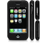 iPhone 1st Gen (NOT for iPhone 3G) Silicone Case w/ Screen Protector (Black)