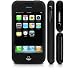 iPhone 1st Gen (NOT for iPhone 3G) Silicone Case w/ Screen Protector (Black)
