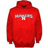 Nebraska Cornhuskers Red Youth School Mascot Hoody Sweatshirt