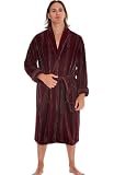 Exquisite 14 oz Terry Velour Cotton Shawl Collar Bathrobe
