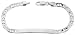 Medium Thin Sterling Silver Mariner Link ID Bracelet, 3/16 (5.0mm) wide, NICKEL FREE
