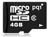 PQI 4GB MICRO SDHC MICROSDHC MEMORY CARD PLUS FREE SDHC CARD READER!!!