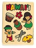 KEIKI WOODEN PUZZLES - KEIKI HULA PUZZLE