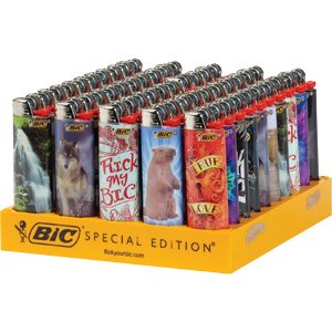 Bic Flick Your Bic Special Edition Assorted Design Lighters / 50ct