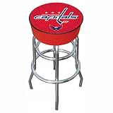 NHL Washington Capitals Padded Bar Stool