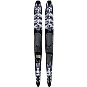 Kwik Tek S-1100 Adult Combo Ski with Bindings (67-Inches)