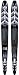 Kwik Tek S-1100 Adult Combo Ski with Bindings (67-Inches)