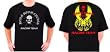 Boom Boom Cycles Mens Ultra Colored Eagle Cotton T-Shirt Black
