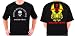 Boom Boom Cycles Mens Ultra Colored Eagle Cotton T-Shirt Black