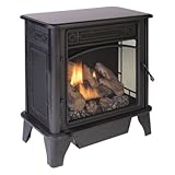 ProCom Vent-Free Dual Fuel Stove - 23,000 BTU, 850 Sq. Ft. Heating Area, Model# PCSD25RT