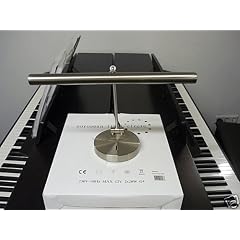 Zenthler Klavierlampe, Piano Lampe, Klavier Lampe Leuchte silber