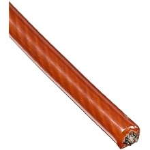 Stainless Steel 302/304 Wire Rope, Nylon Coated, 7x19 Strand Core, Orange