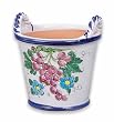 Handmade Two Handle Grape Pot From Italy