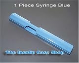 Single Syringe 1 Piece Case Color Blue
