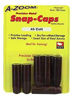 A-Zoom 6-Pack Precision Snap Caps fits 45 Colt