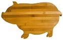Totally Bamboo 15-Inch by 10-Inch Pig Cutting Board
