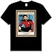 Star Trek Next Generation EMPLOYEE OF MONTH Riker Black T-shirt Tee Shirt