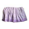 Tadpoles Basics Lavender Gingham Crib Skirt