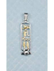 Cartouche Pendant - Made in Egypt - with "LOVE" in Hieroglyphics - Open Style