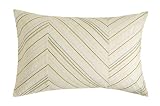 DKNY Striped Vista Diagonal Ribbon Shams, Soft Lemon