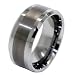 Blue Chip Unlimited - Unique 10mm Solid Tungsten Great Satin Center Ring Wedding Band Designer Fashion Engagement Ring Size 12