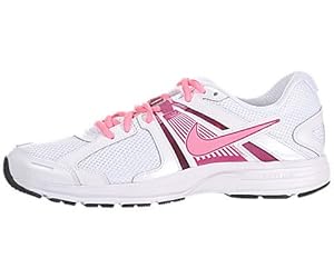 Nike Dart 10 Women's Running Shoes 8 B - Medium White/Fusion Pink/Silver/Digital Pink