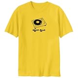 T-Shirt Yellow  Math Rock Retro  Music