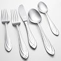 Lace 54-pc. Stainless Steel Flatware Set with Bonus Serving Set and Caddy