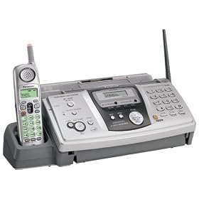 PANASONIC Plain Paper Fax Machine with Cordless Telephone and TAD KX FPG379