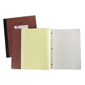 TOPS Laboratory Research Notebook, 8.5 x 11 Inches, Carbon, 100 Numbered Sets, 100 Sheets, White and Canary, (35125)