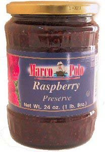Raspberry Preserve, (MarcoPolo) 24oz by parthenonfoods.com