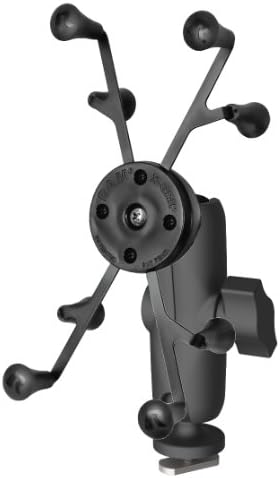 Yak Attack Screwball Combo, Universal 7" X-Grip mount for Kindle and small tablets. Packaged with composite connector and SB1-12 Screwball