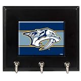 Nashville Predators NHL Wood Keyhook Rack