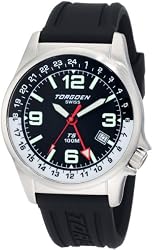 Torgoen Swiss Men's T05304 T05 Series Classic Black Aviation Watch