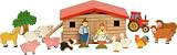 The Toy Workshop - Barn with Animals