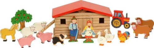 Childrens Toyshop  Toys : The Toy Workshop - Barn with Animals