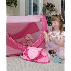 Kidco PeaPod Plus Indoor/Outdoor Travel Bed, Red