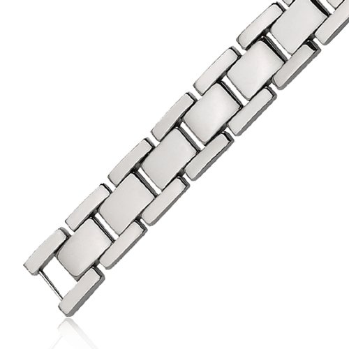 Men’s High Polished Titanium Link Bracelet