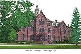 Seton Hall University Lithograph 14x10 Unframed Lithograph