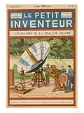 Mouchot's Solar-Powered Motor Giclee Poster Print, 9x12