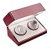 Double automatic watch winder cherry finish oak wood for all kind of automatic watches.